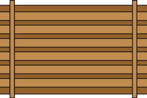 Horizontal Wood Fence Style