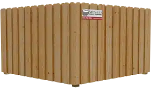 Board-On-Board Wood Fence Style