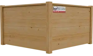 Horizontal Wood Fence Style